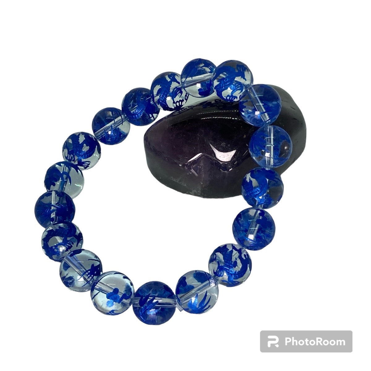 【天珠の王様】龍眼天珠ブレスレット 10mm水晶【広島・河内神社 御神水浄化済】 天珠の王様】龍眼天珠ブレスレット 10mm水晶【広島・河内神社 御神水