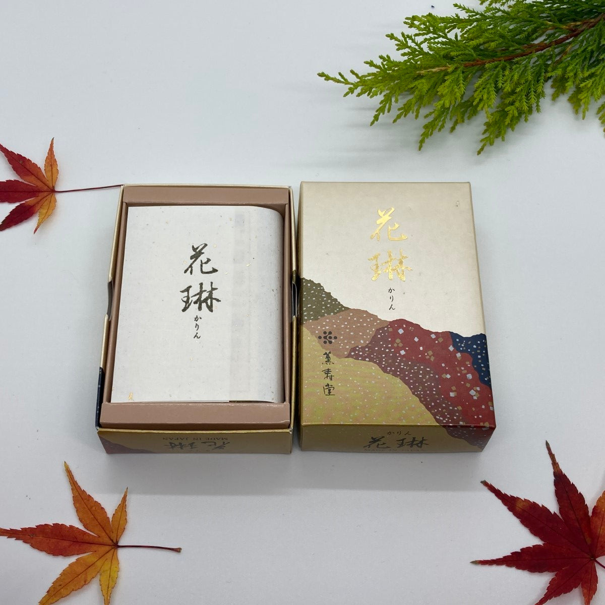 身延山 紫雲堂】 線香 薫寿堂 花琳 ミニ寸 70g 紙箱