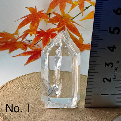 本水晶 六方 　パワーストーン　虹色に輝く