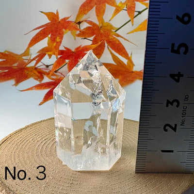 本水晶 六方 　パワーストーン　虹色に輝く