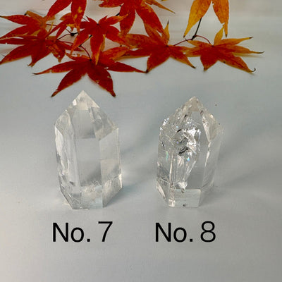 本水晶 六方 　パワーストーン　虹色に輝く