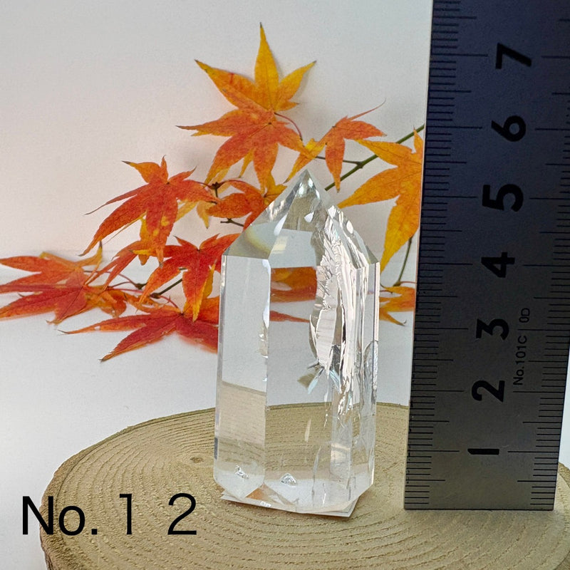 本水晶 六方 　パワーストーン　虹色に輝く 希少　早い者勝ち