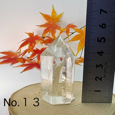 本水晶 六方 　パワーストーン　虹色に輝く 希少　早い者勝ち