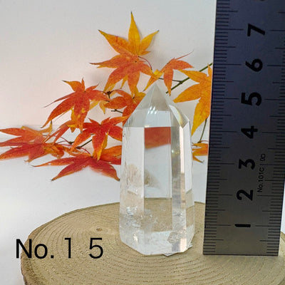 本水晶 六方 　パワーストーン　虹色に輝く 希少　早い者勝ち