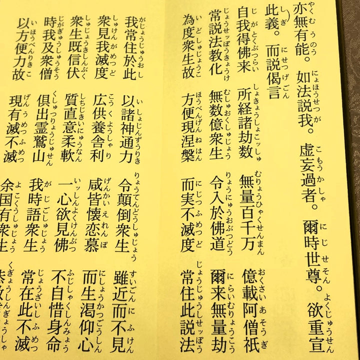 仏具 経本 日蓮宗 真読妙法連華経一部八巻 二十八品 かな付 – 紫雲堂