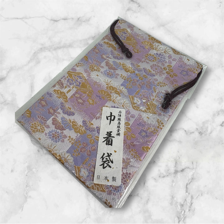身延山 紫雲堂】 巾着袋 日本製 西陣織高級金襴