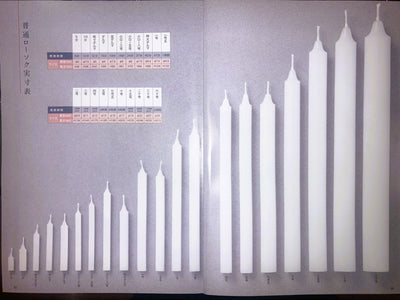 ローソク 亀山蝋燭 大ローソク 7号5 225ｇ