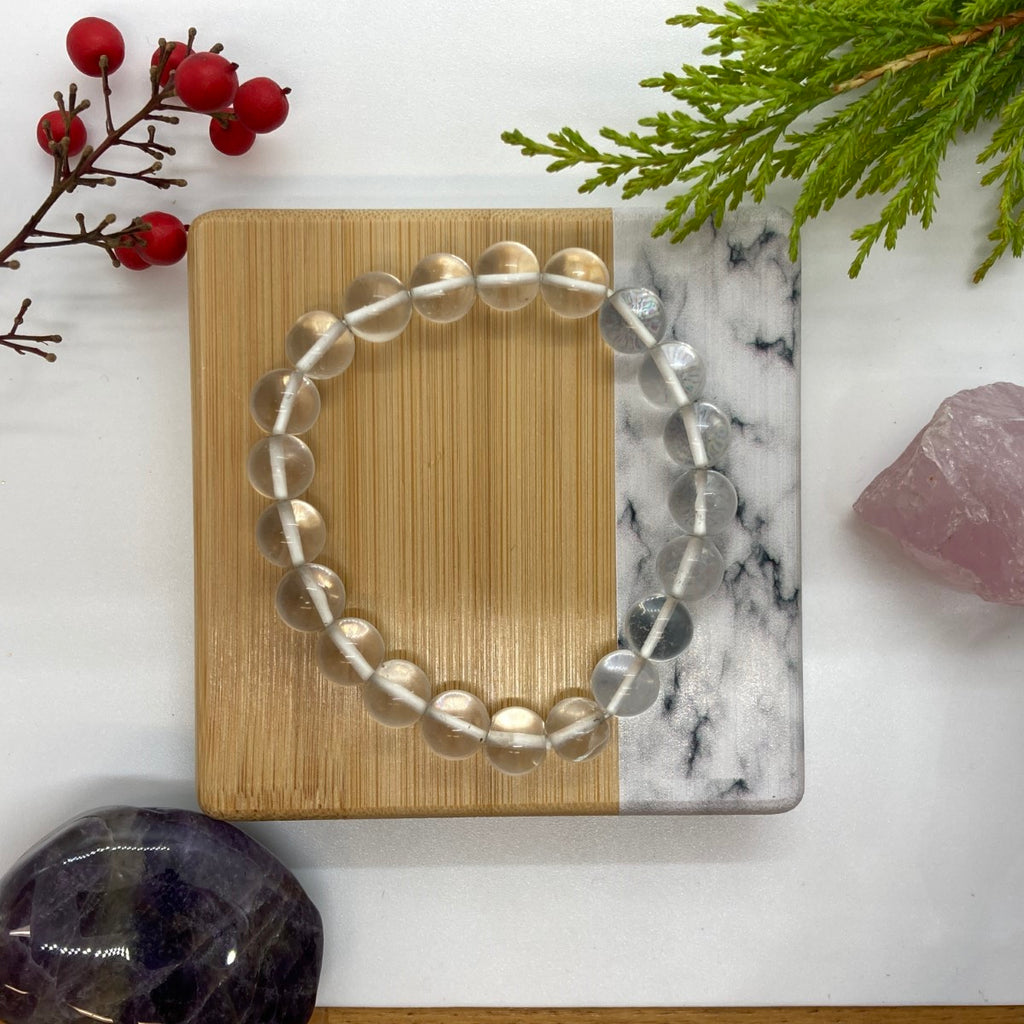 最高品質 超希少 カイラス産 ヒマラヤ水晶 ブレスレット