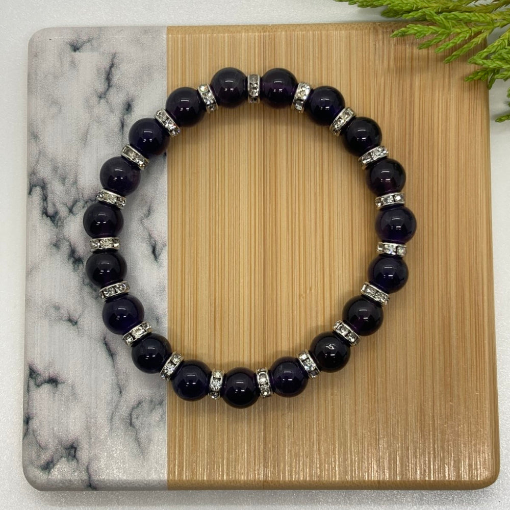 天然石Crerの新品 未使用ブレスレット 貴重品  中論宗平和時本山寺 70726f647563742f32303235303630