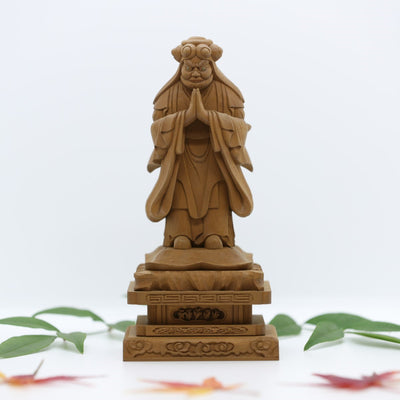 仏具 仏像 紅壇 中山鬼子母神像 立3.0寸 最上彫 希少