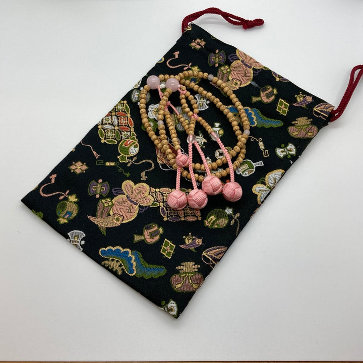 m　西陣織高級金襴　巾着袋Bタイプ他 京都 西陣織高級金襴 巾着袋(小)