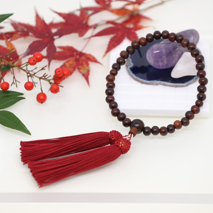 身延山 紫雲堂 日蓮宗女性用数珠