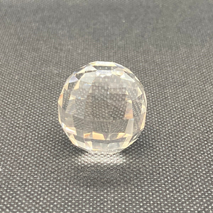 パワーストーン 天然石 多面カットクリスタル 宝珠 直径3cm No.276