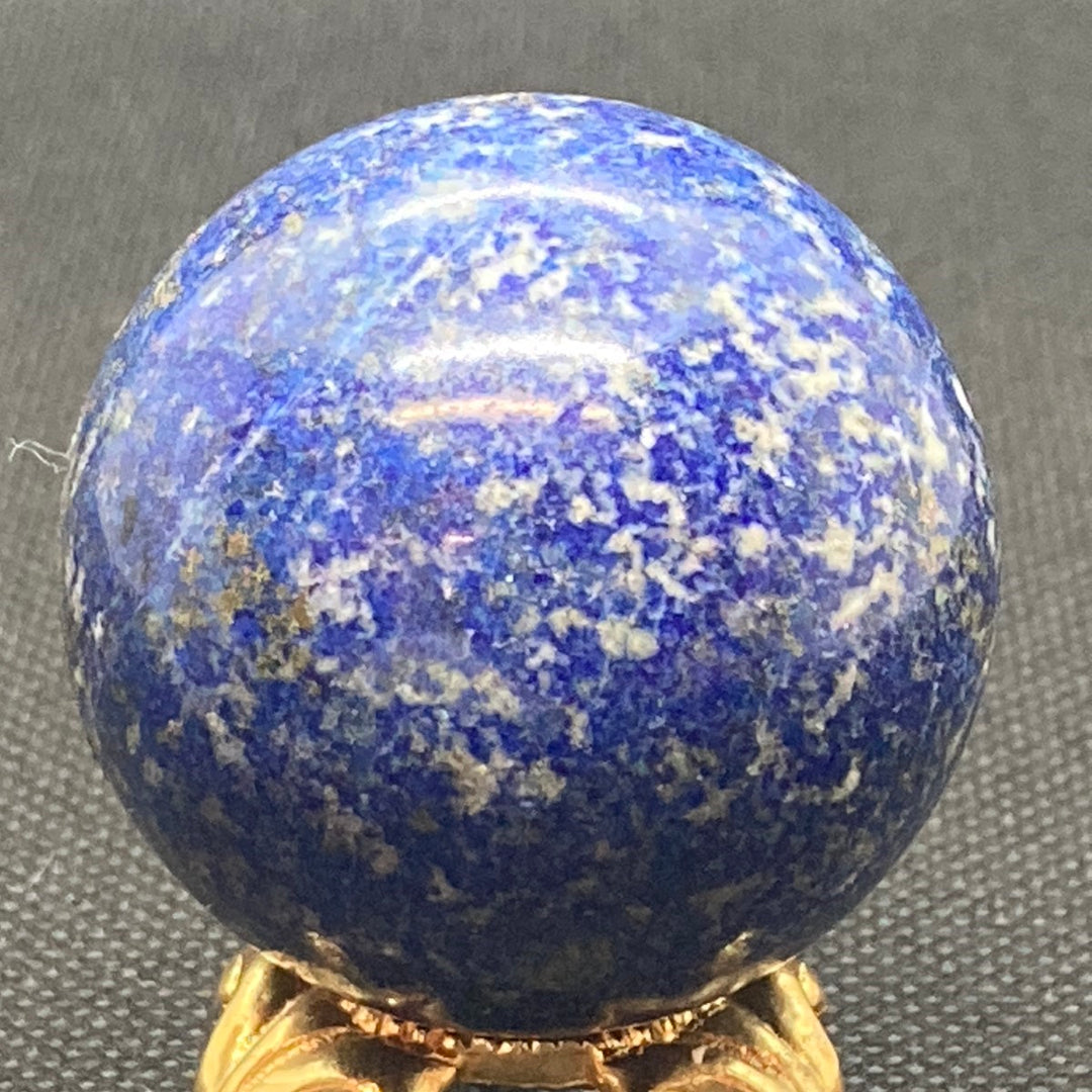 身延山 紫雲堂】 ラピスラズリ 丸玉 瑠璃 幸福を呼ぶ石 41㍉ 1点限り